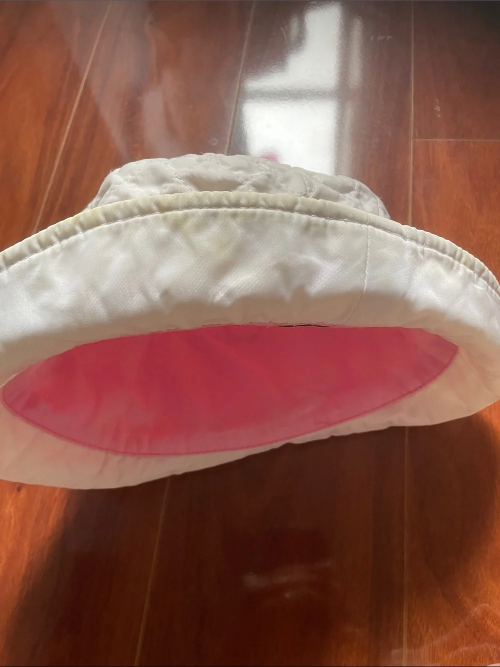 Betmar New York cream Quilted Bucket Hat